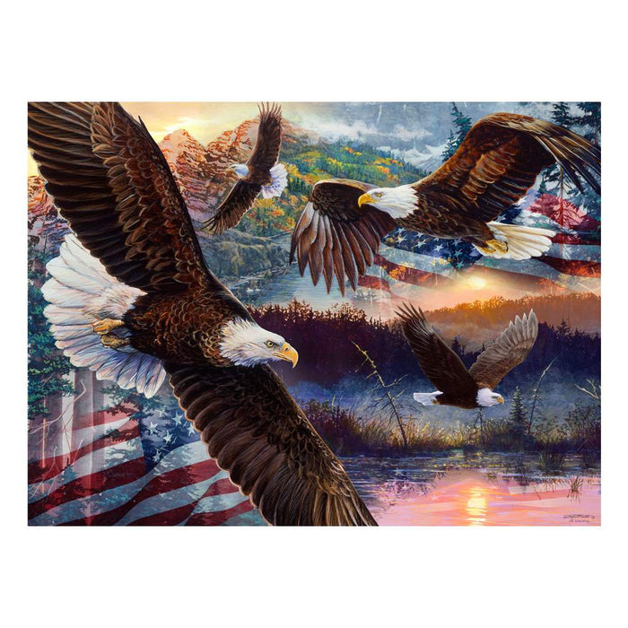 Land of the Free 1000 Piece Puzzle (by Artist Jan Martin McQuire)