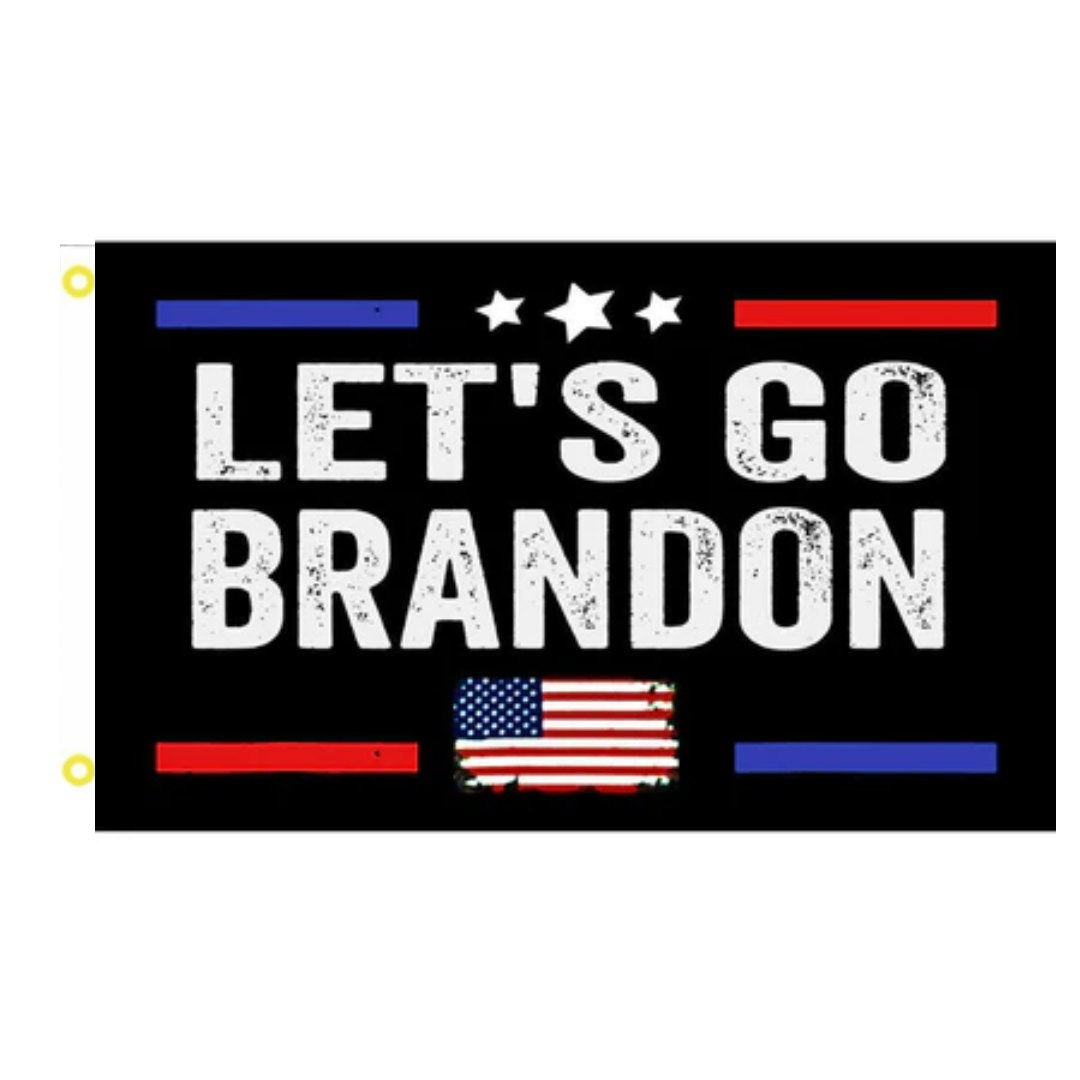 Let's Go Brandon USA 3'x'5' Flag — PatriotDepot.com