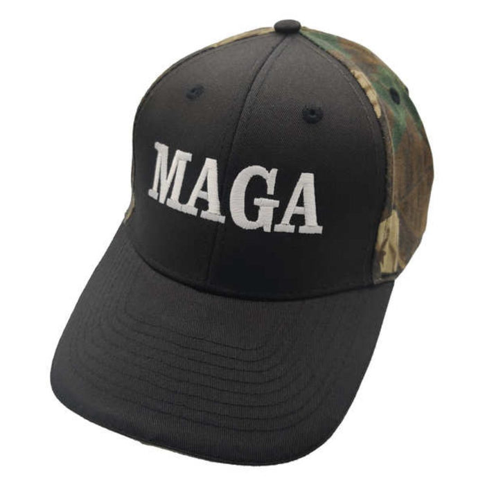 MAGA Custom Embroidered Hat (Two-Tone Camo)