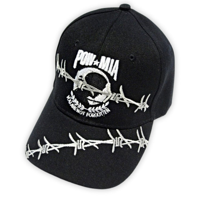 POW MIA You Are Not Forgotten Custom Embroidered Hat and Bill