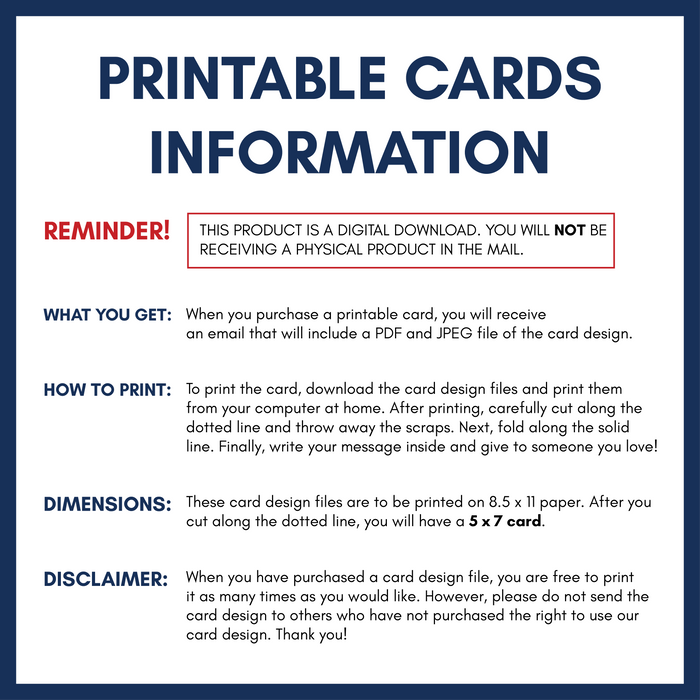 It's Beginning To Look A Lot Like You Miss Me Card (Printable Download)