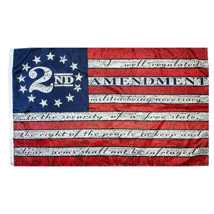 2nd Amendment Betsy Ross 3'x5' Flag