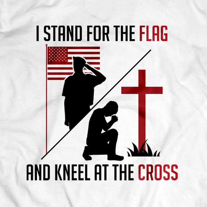I Stand for the Flag and Kneel at the Cross Unisex T-Shirt