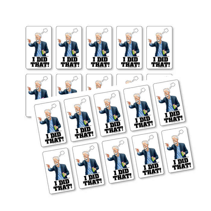 A.F. Branco Cartoon: Biden "I Did That" Sticker Pack