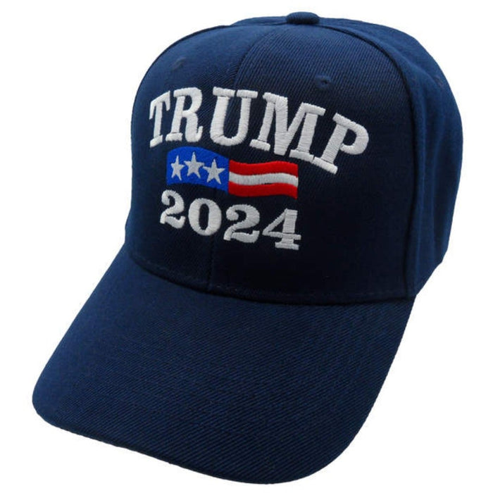 Trump 2024 Custom Embroidered Hat (Navy)