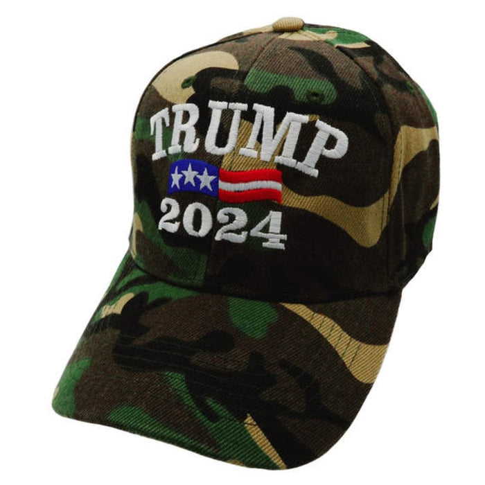 Trump 2024 Custom Embroidered Hat (Camo)