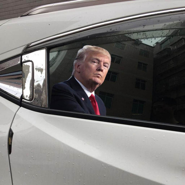 Trump Waterproof Transparent Auto Glass Decals (3 Styles)
