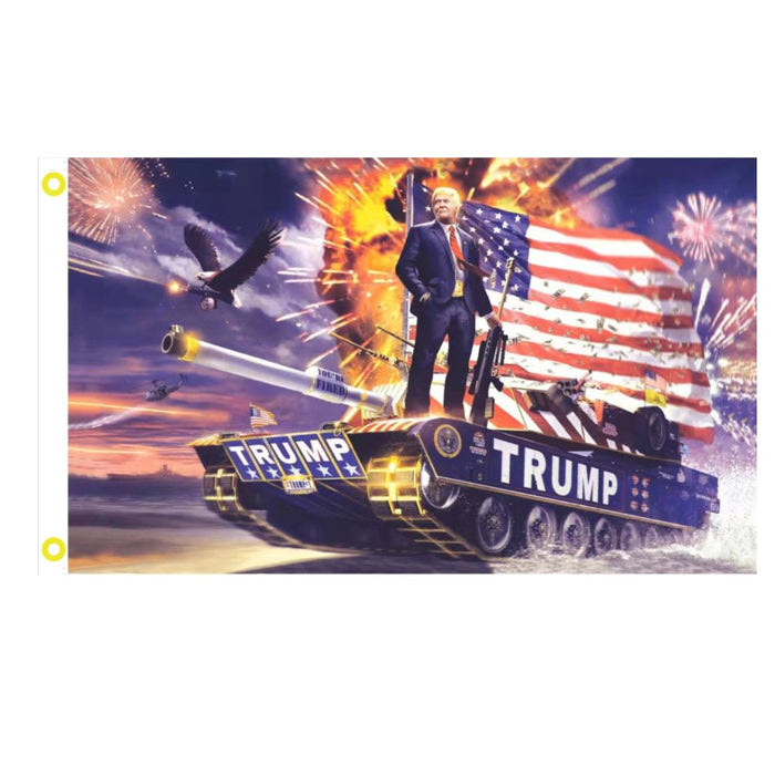 Trump Commander 3'x5' Flag