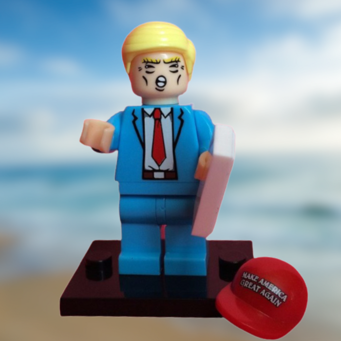 Limited Edition Trump Mini-Figure With MAGA Hat