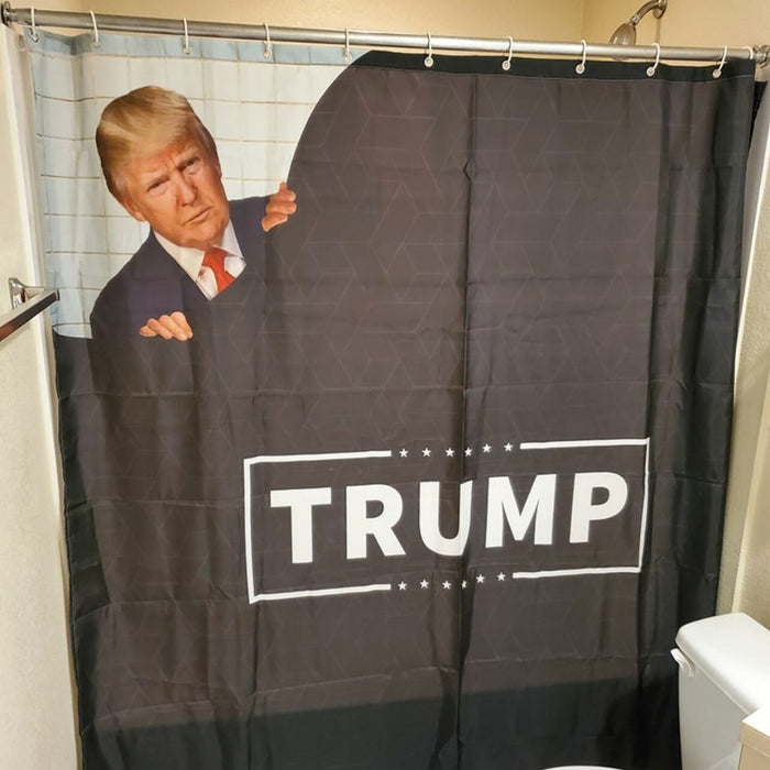 donald trump shower curtain