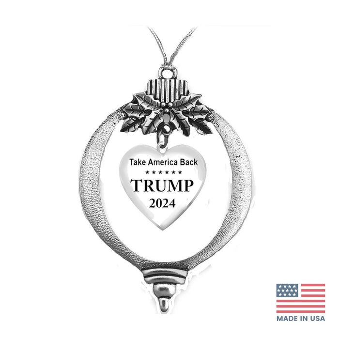 Take America Back, Trump 2024 Christmas Ornament