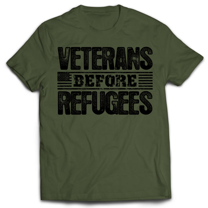 Veterans Before Refugees Unisex T-Shirt
