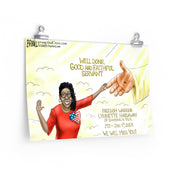 A.F. Branco Cartoon "Diamond In The Sky" Premium Matte Poster - PatriotDepot.com