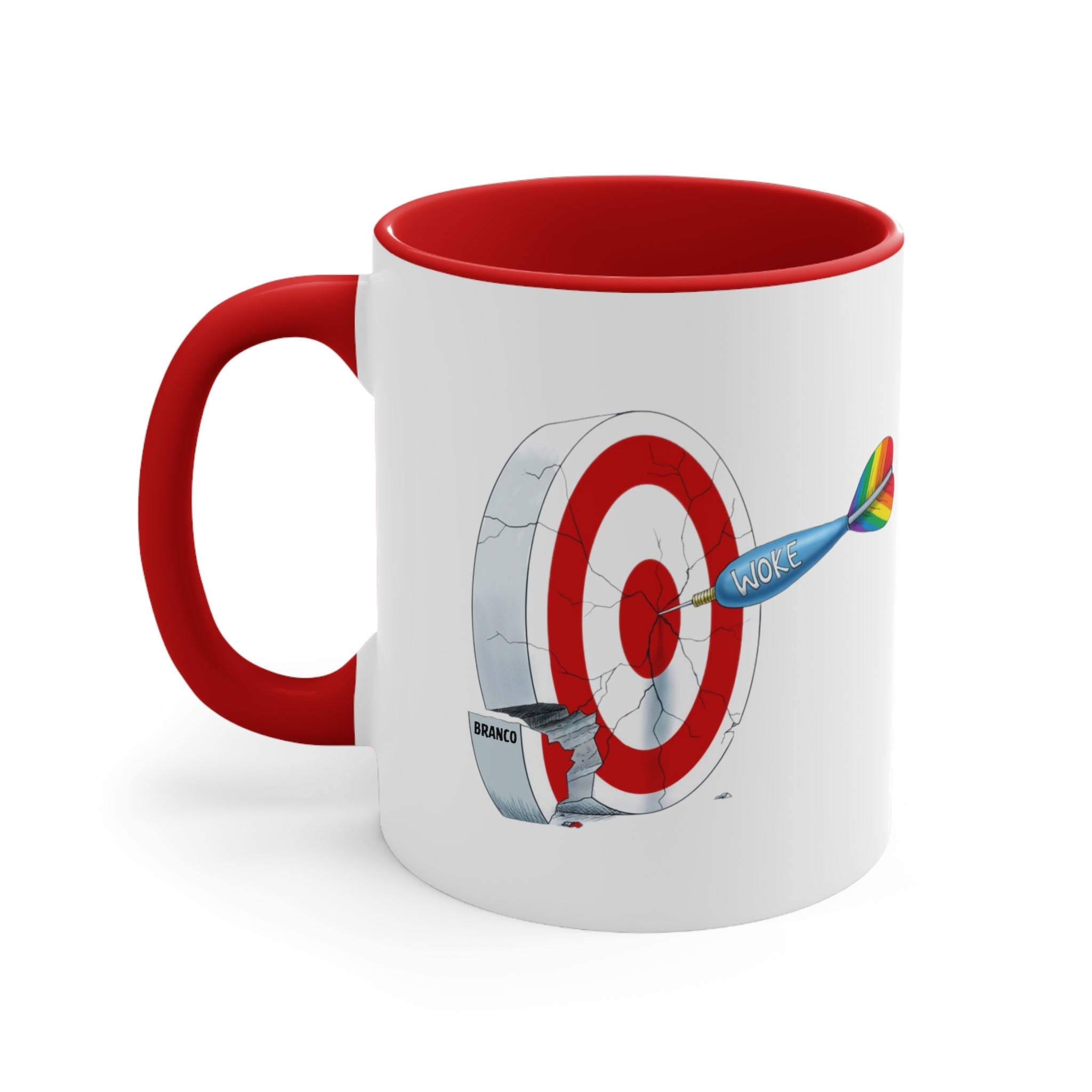 A.F. Branco Cartoon "On Target" Ceramic Mug - PatriotDepot.com