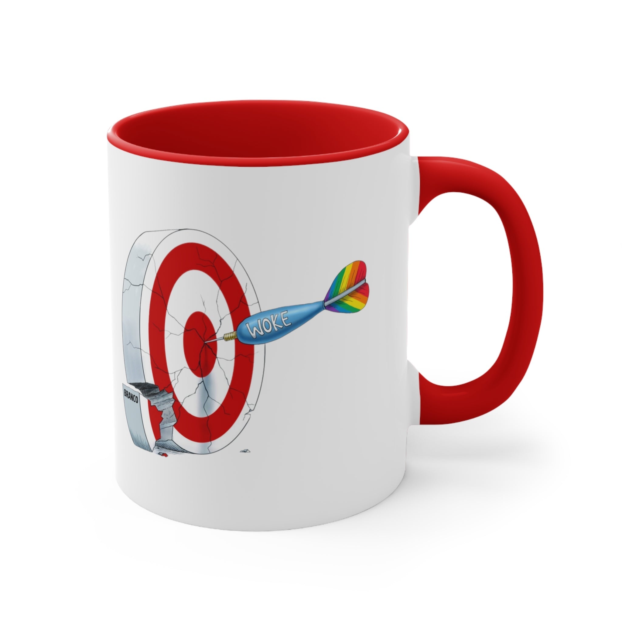 A.F. Branco Cartoon "On Target" Ceramic Mug - PatriotDepot.com