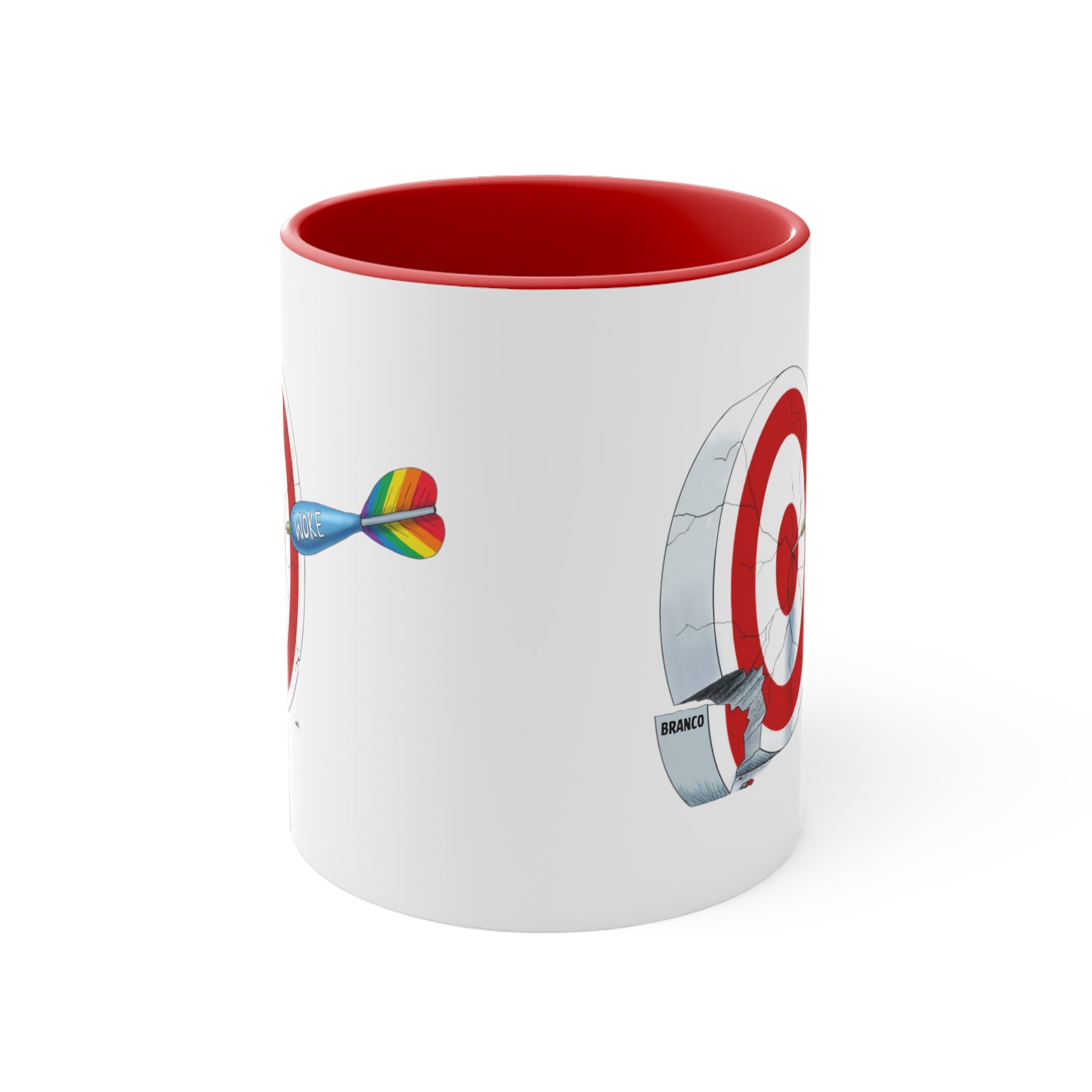 A.F. Branco Cartoon "On Target" Ceramic Mug - PatriotDepot.com