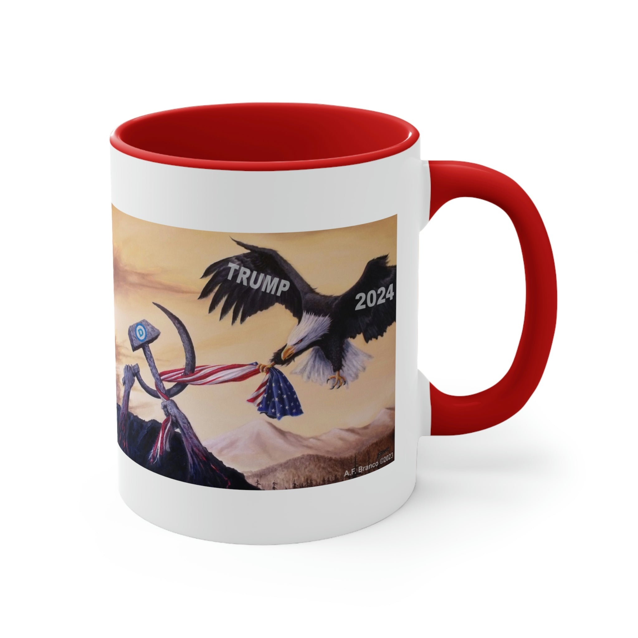 A.F. Branco "Freedom's Battle 2024" Mug (2 Colors) - PatriotDepot.com