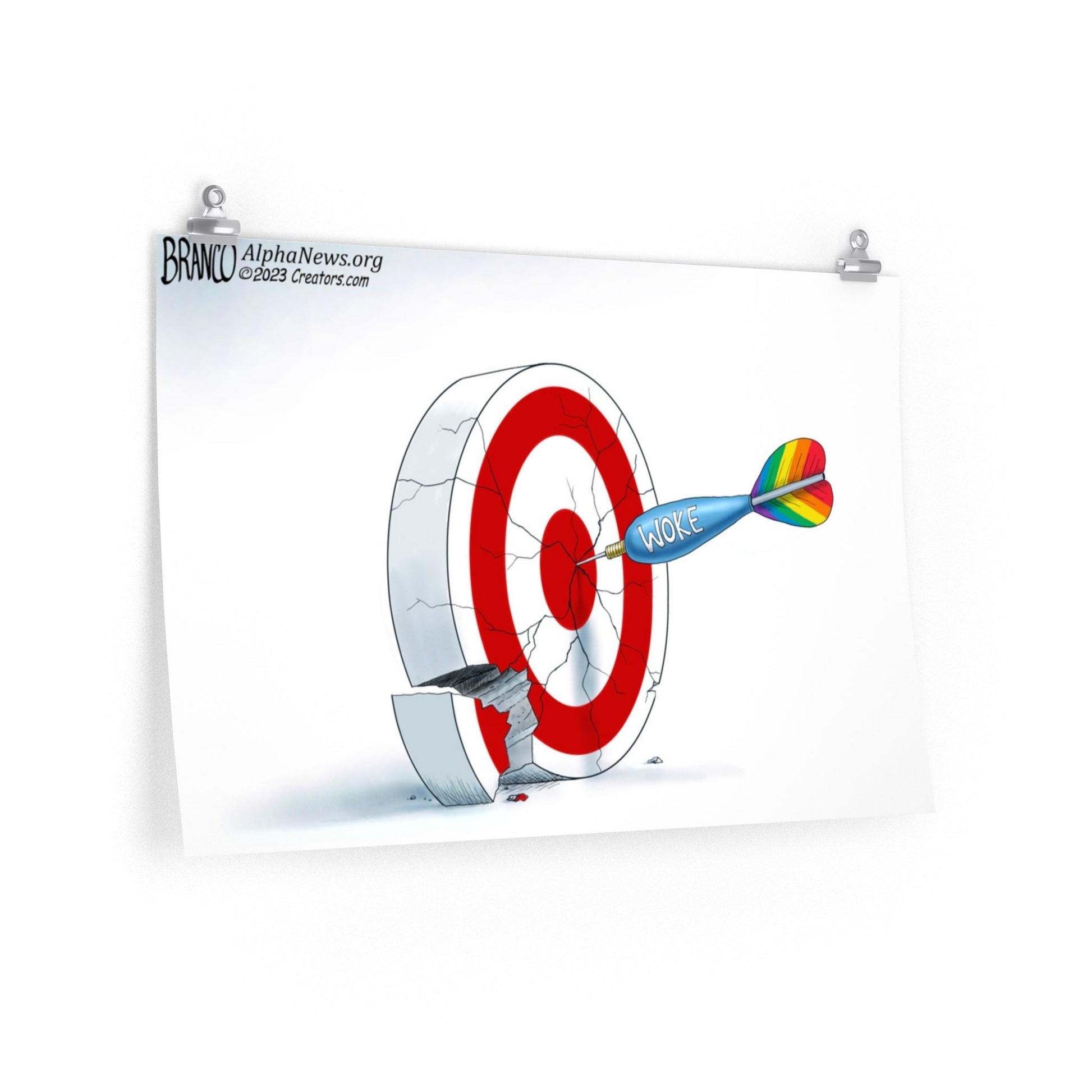 A.F. Branco "On Target" Premium Matte Poster (2 Sizes) - PatriotDepot.com