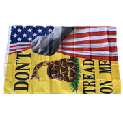 American Flag Don't Tread on Me Flag Reveal 3'x5' Flag - PatriotDepot.com