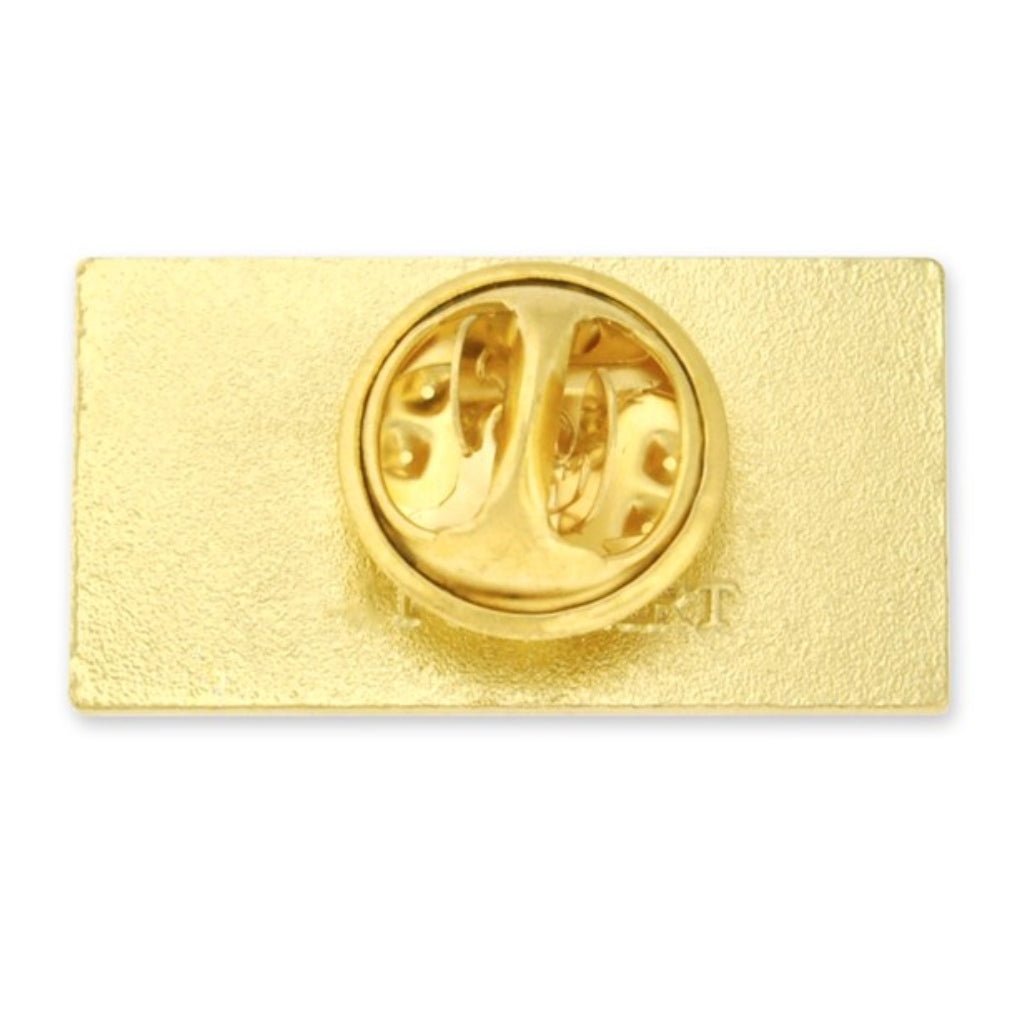 American Flag Republican Gold Plated Lapel Pin - PatriotDepot.com