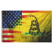 American Gadsden 'Don't Tread on Me' 3'x5' Flag - PatriotDepot.com