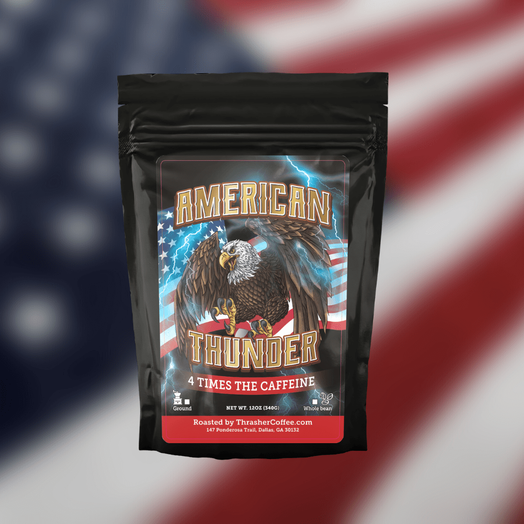 American Thunder Coffee Roast (4x's the Caffeine) - PatriotDepot.com