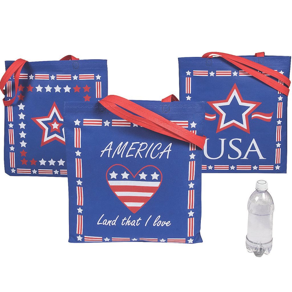 Americana Large Tote Bags (3 Pack) - PatriotDepot.com