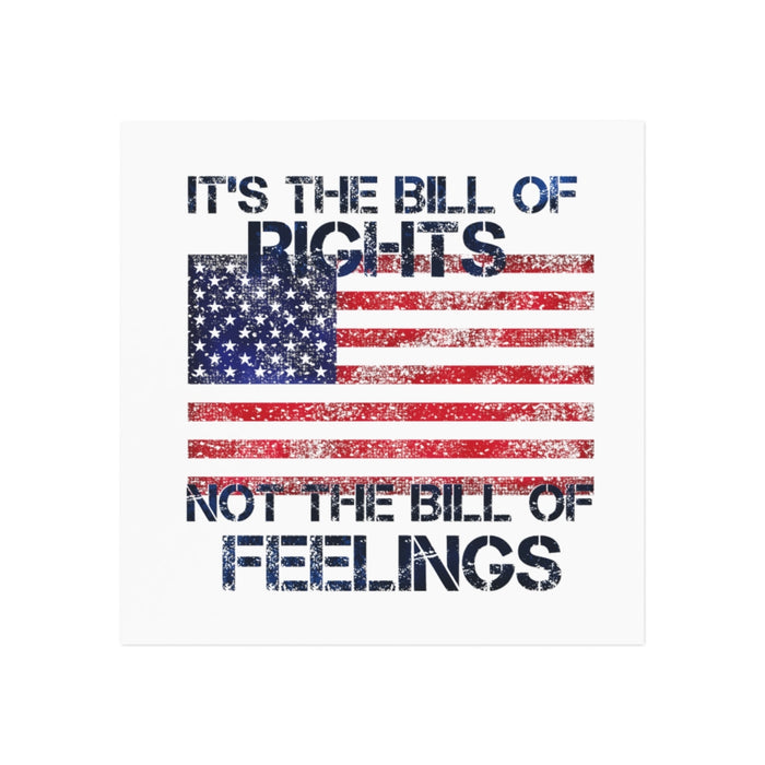 Bill Of Rights, Square Magnet