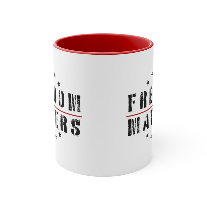 Freedom Matters Mug (3 colors, 2 sizes)