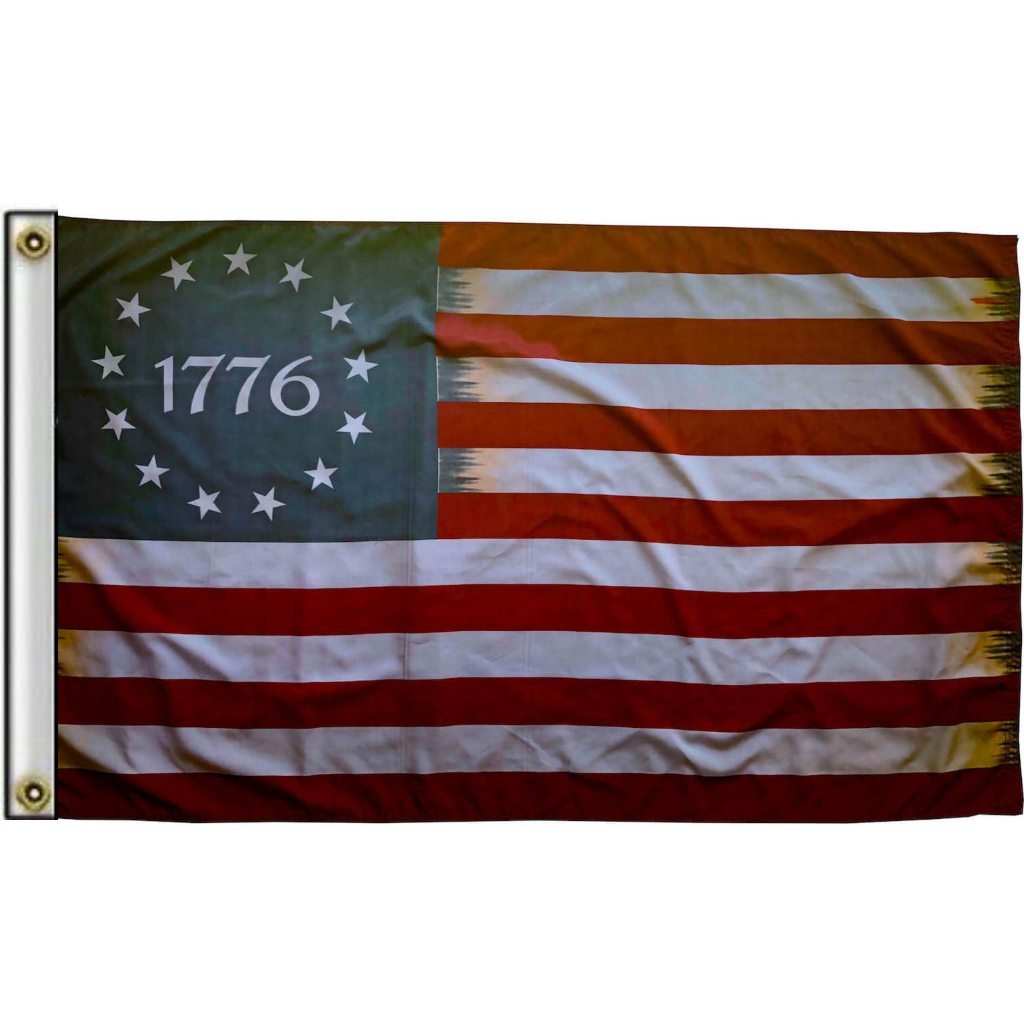 Betsy Ross 1776 Vintage 3'x5' Flag - PatriotDepot.com
