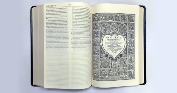 1599 Geneva Bible - Black Leather Edition