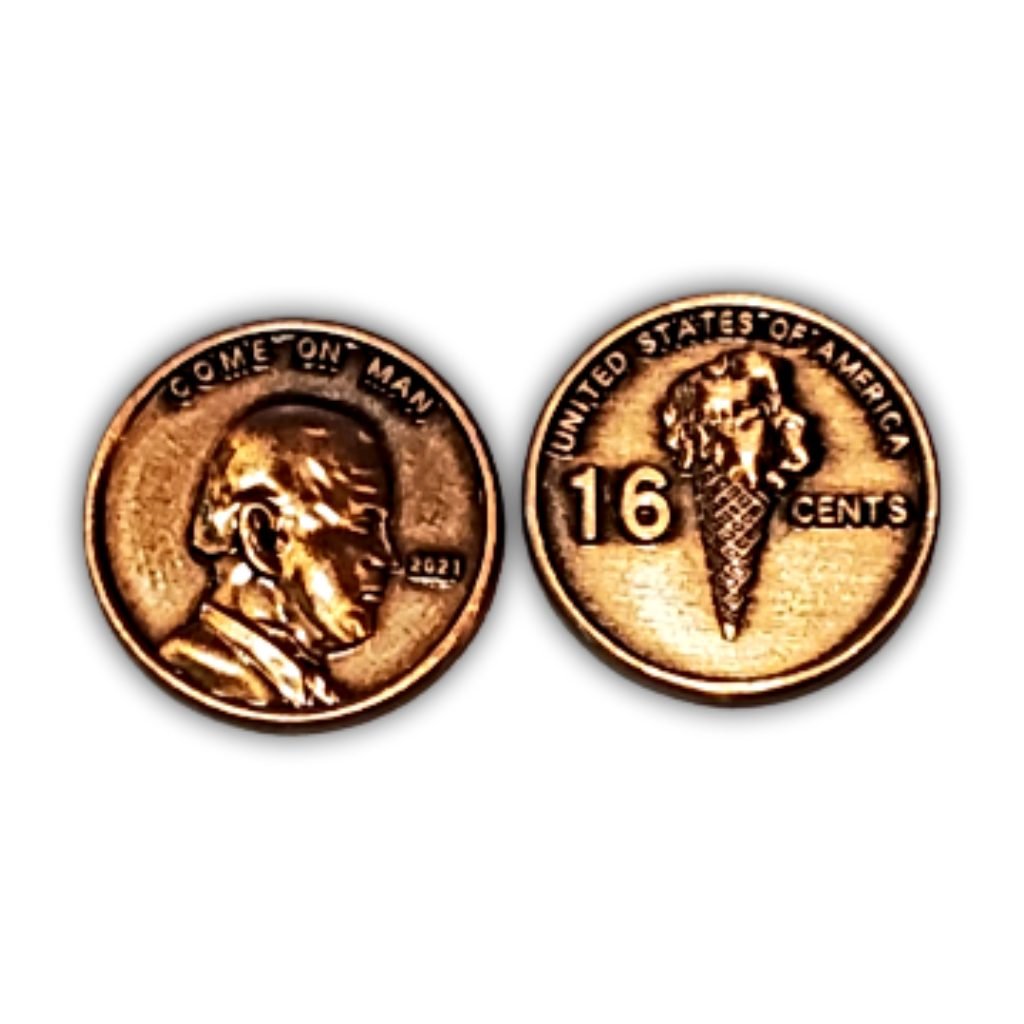 Biden "Come On" Man" Ice Cream Cone Penny - PatriotDepot.com