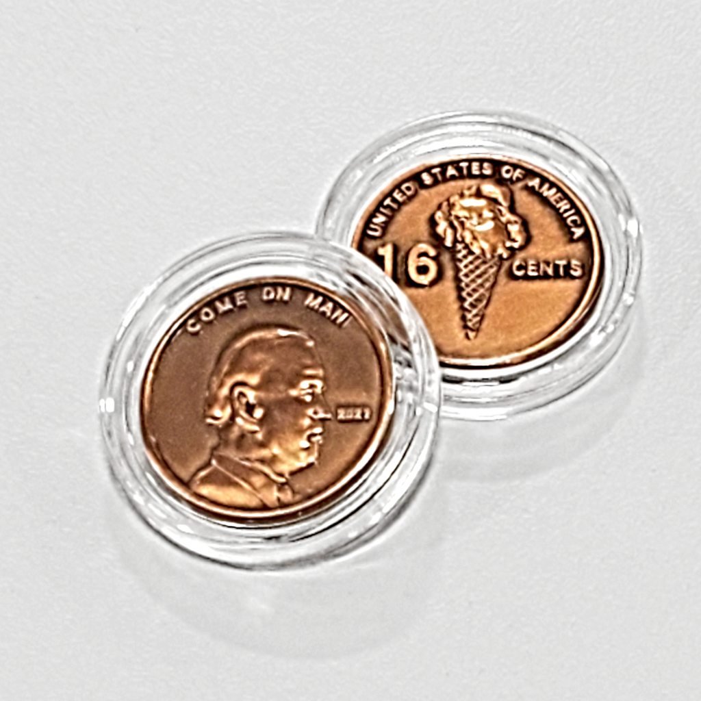 Biden "Come On" Man" Ice Cream Cone Penny - PatriotDepot.com