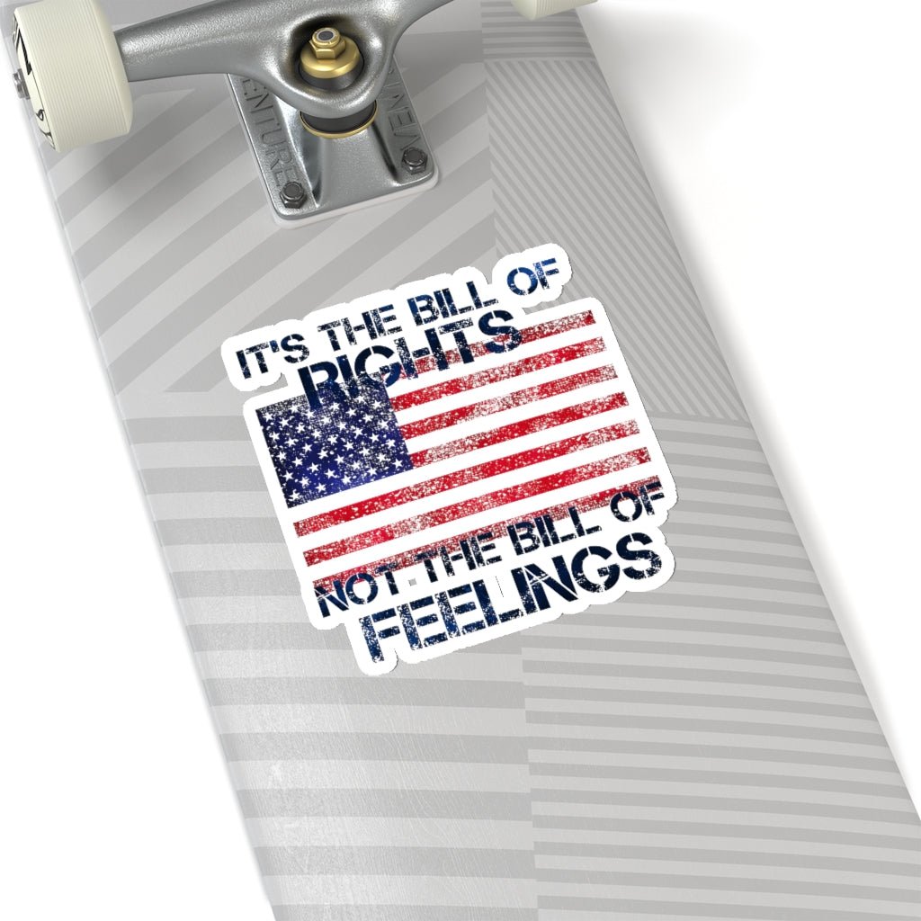 Bill Of Rights, Kiss - Cut Stickers (4 sizes) - PatriotDepot.com