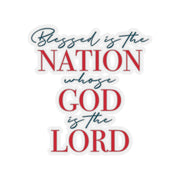 Blessed Nation Kiss - Cut Stickers (4 sizes) - PatriotDepot.com