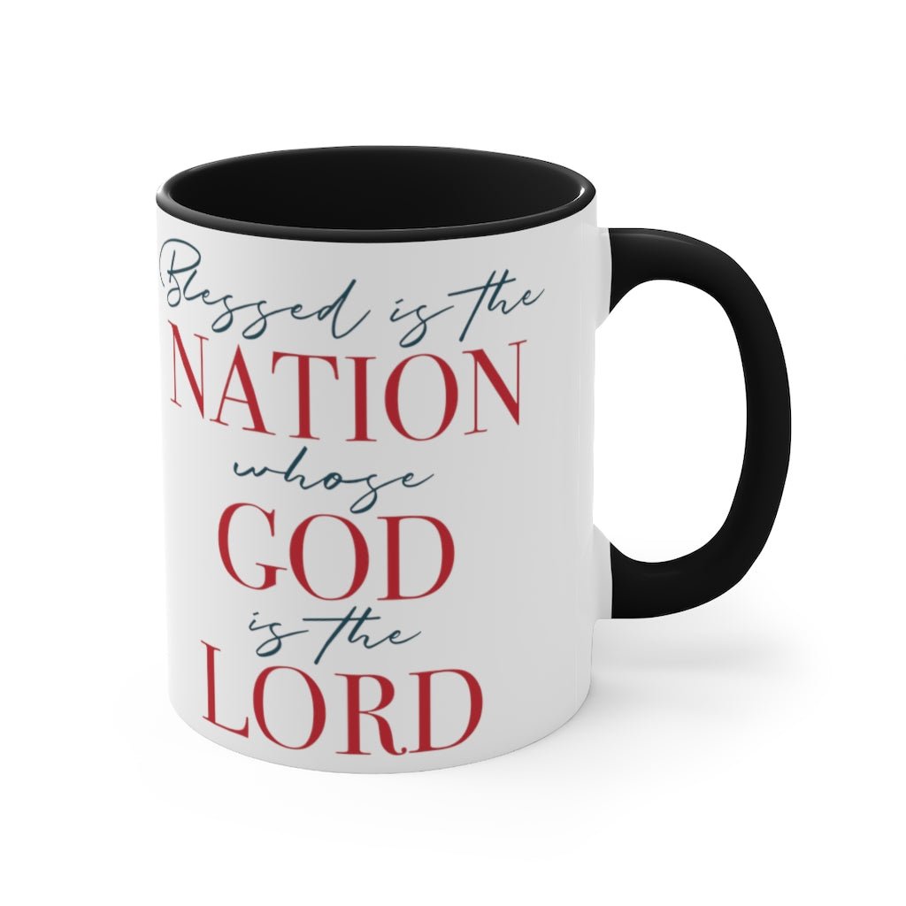 Blessed Nation Mug (2 sizes, 2 colors) - PatriotDepot.com