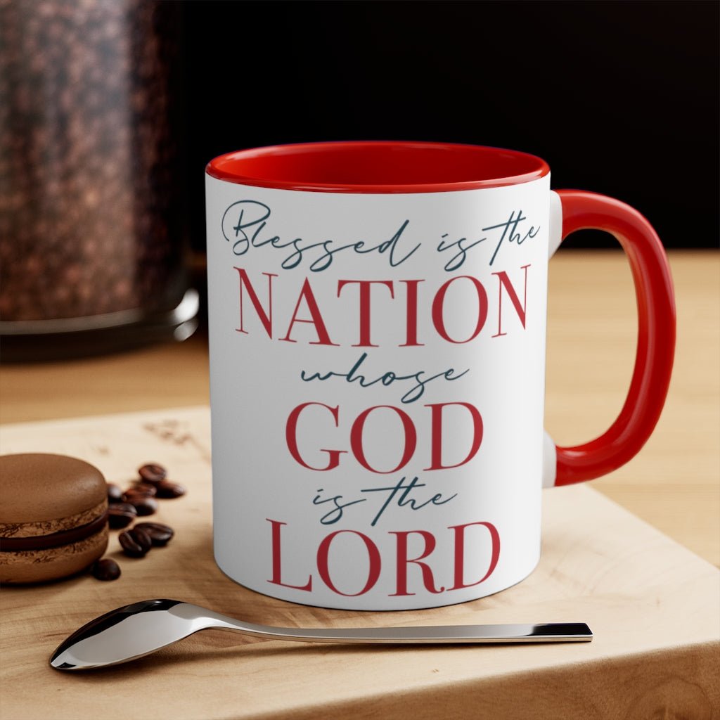 Blessed Nation Mug (2 sizes, 2 colors) - PatriotDepot.com