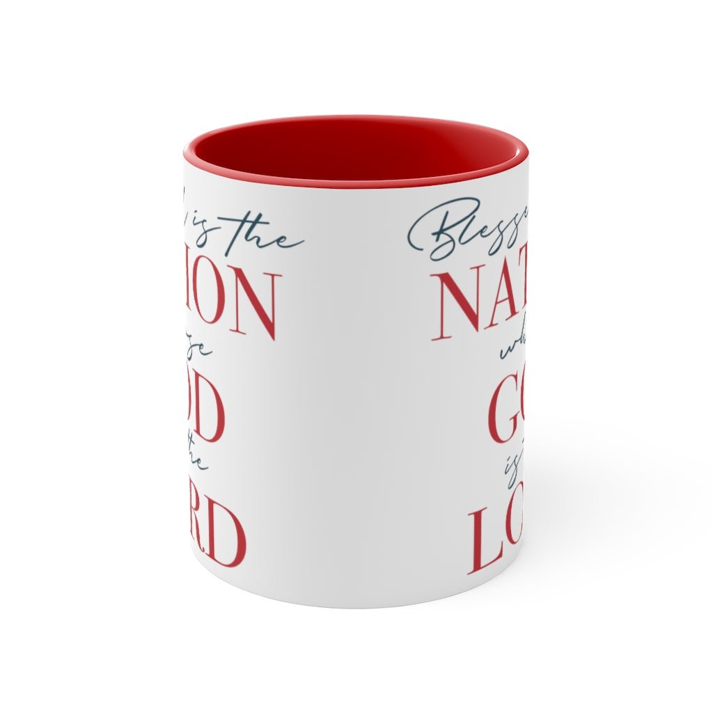 Blessed Nation Mug (2 sizes, 2 colors) - PatriotDepot.com