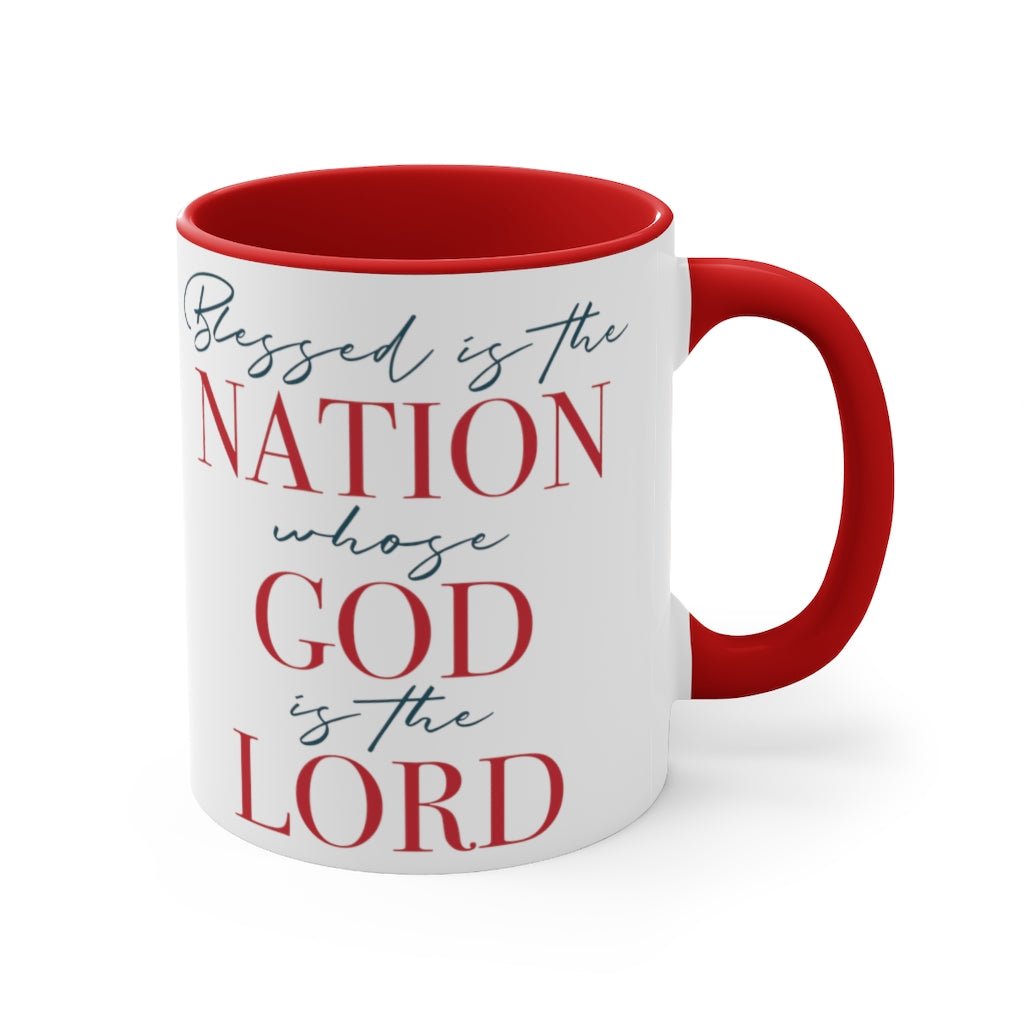 Blessed Nation Mug (2 sizes, 2 colors) - PatriotDepot.com