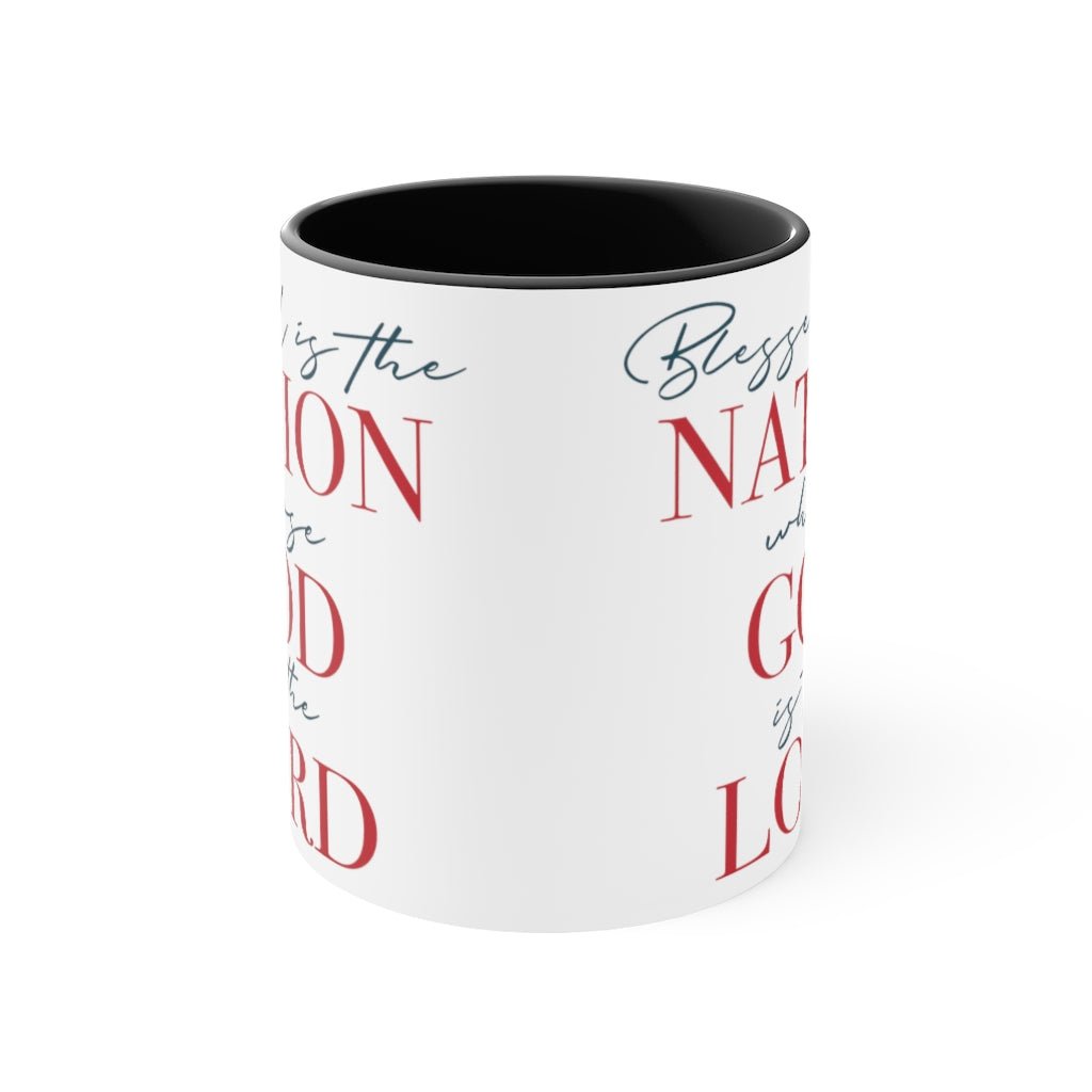 Blessed Nation Mug (2 sizes, 2 colors) - PatriotDepot.com