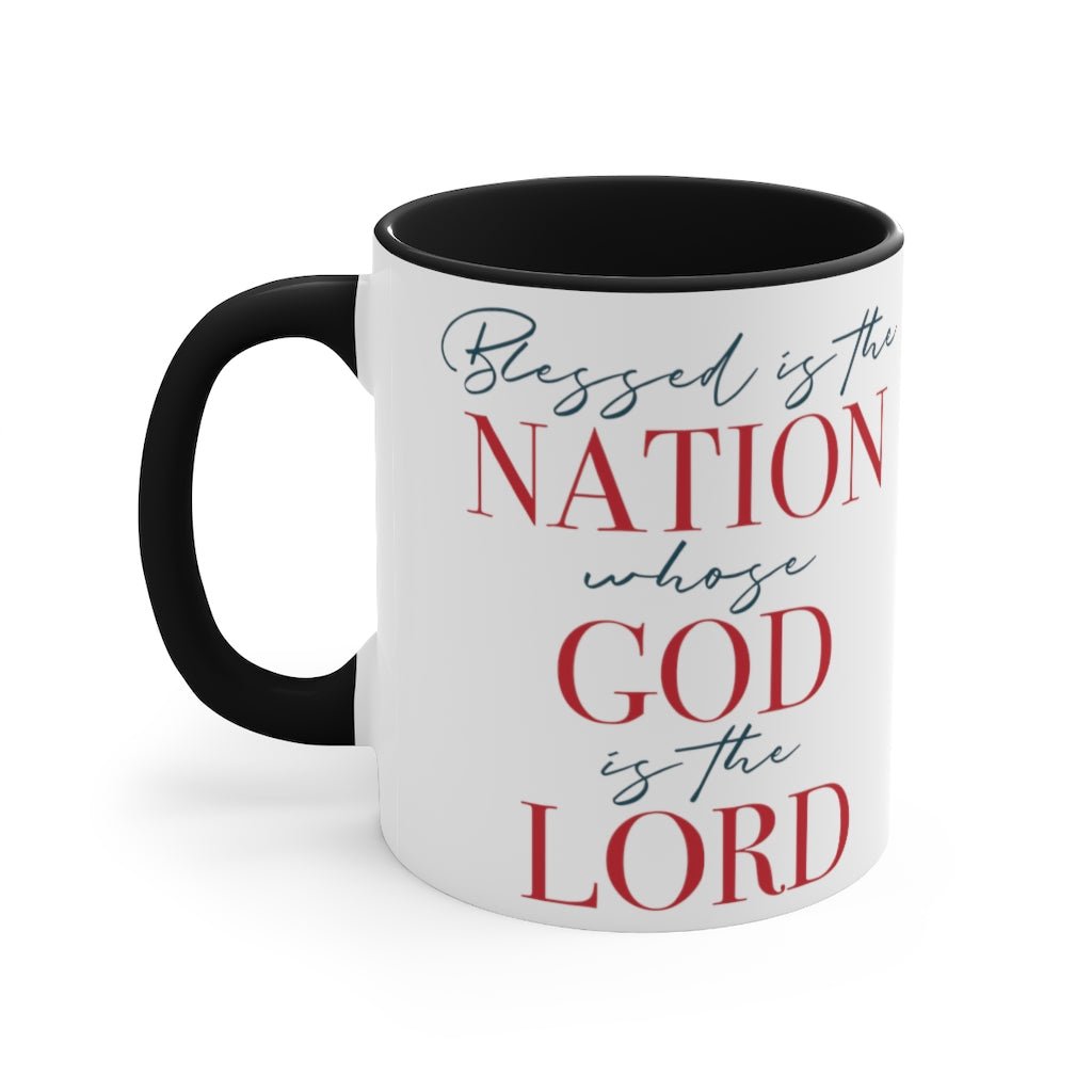 Blessed Nation Mug (2 sizes, 2 colors) - PatriotDepot.com