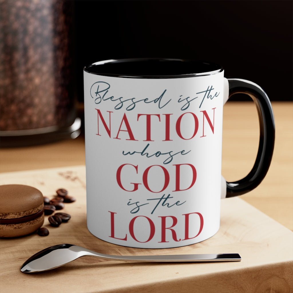 Blessed Nation Mug (2 sizes, 2 colors) - PatriotDepot.com