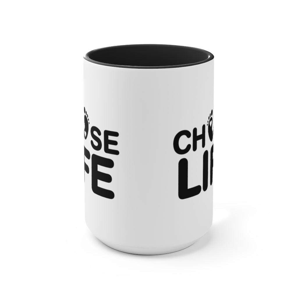 Choose Life Mug (2 sizes, 3 colors) - PatriotDepot.com