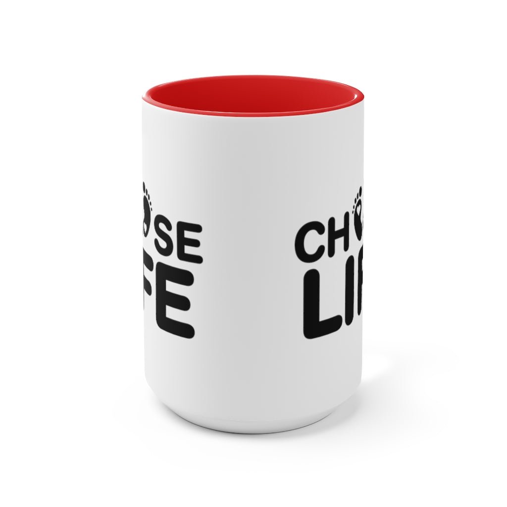Choose Life Mug (2 sizes, 3 colors) - PatriotDepot.com