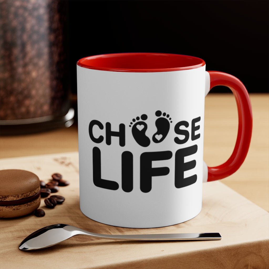 Choose Life Mug (2 sizes, 3 colors) - PatriotDepot.com