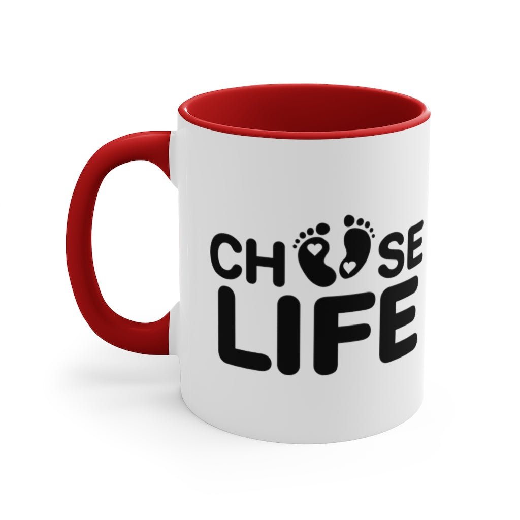 Choose Life Mug (2 sizes, 3 colors) - PatriotDepot.com