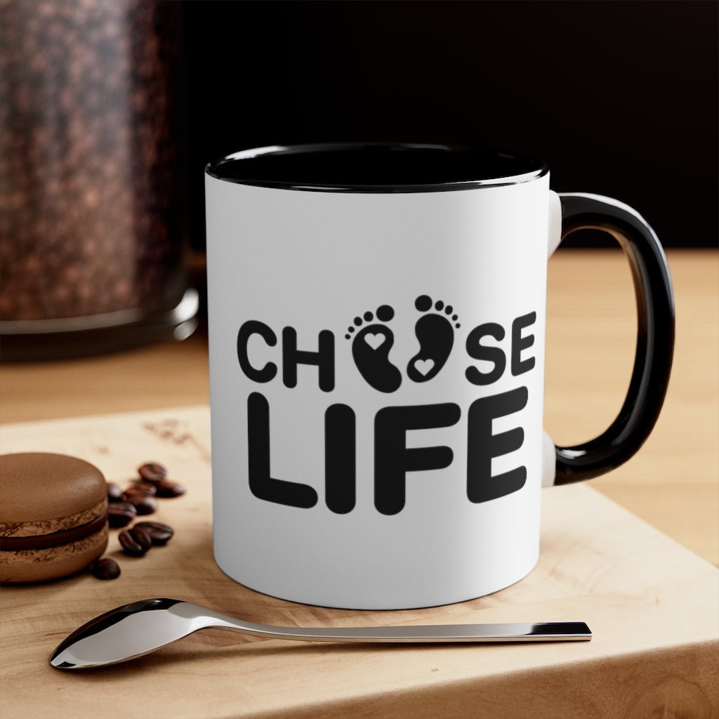 Choose Life Mug (2 sizes, 3 colors) - PatriotDepot.com