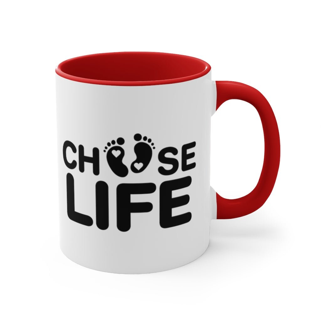 Choose Life Mug (2 sizes, 3 colors) - PatriotDepot.com