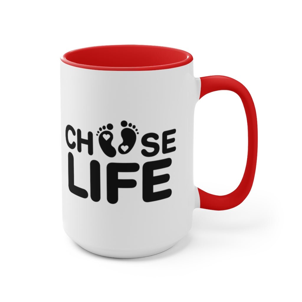 Choose Life Mug (2 sizes, 3 colors) - PatriotDepot.com
