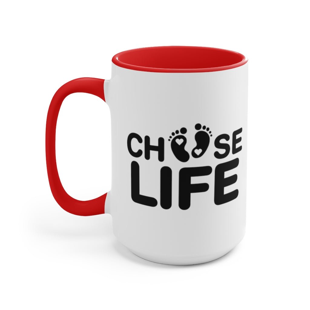Choose Life Mug (2 sizes, 3 colors) - PatriotDepot.com